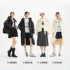 【严选】【90鸭绒】诗凡黎连帽防风羽绒服2024年冬新款柔软保暖短款外套SFA180171 商品缩略图1