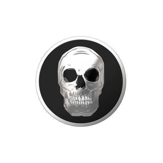 【POPGRIP泡泡骚】手机粘贴式支架 Enamel金属珐琅系列 骷髅银币万圣节 商品图1