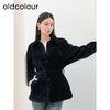 oldcolour秋冬新款宽松系带收腰休闲百搭外套女P440401A1 商品缩略图1