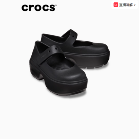 CROCS洞洞鞋 雪屋玛丽珍 黑/黑209939-060