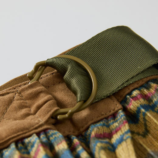 谜底两件套半身裙2024冬新品复古原创印花围裹式长半裙244MB1677 商品图3