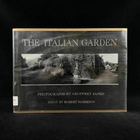 意大利园林摄影图集 约百余幅插图 精装16开