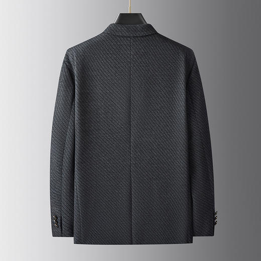 【新款DDA】大依优型品质西服外套商务夹克男宽松加肥加大码上衣胖子正装休闲 商品图2