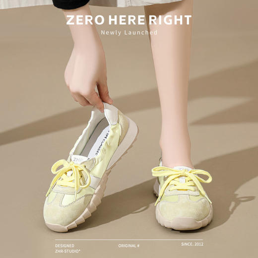 ZHR则则浅口平底德训女鞋2024新款夏季透气薄款运动鞋百搭休闲鞋 商品图4