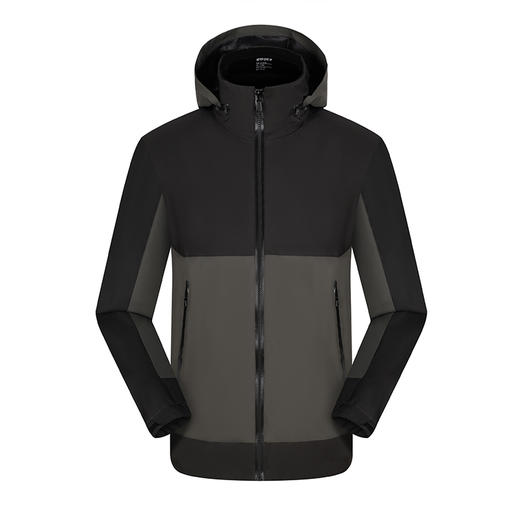 自由基地轻量耐磨新款拼色薄款冲锋衣可拆卸帽款防风雨多色男女款 NMJ-2011 商品图3