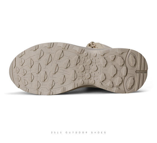 【3515强人超轻防滑系列户外训练靴】低帮/中帮款沙色户外训练靴3515 商品图6