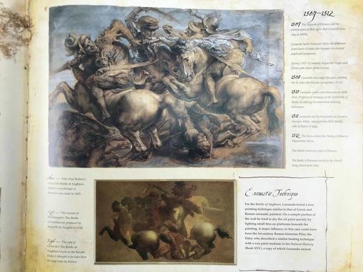 达芬奇的瑰宝：档案书 配大量档案袋与插图 精装大16开带书匣 商品图7