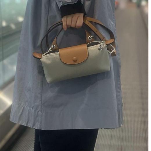 【限时秒杀】工厂清仓，仅此一批??爆款Mini饺子包，进口Togo头层牛皮！！高级感溢出屏幕，怎么搭配都好看～多色可选，经典百搭 商品图6