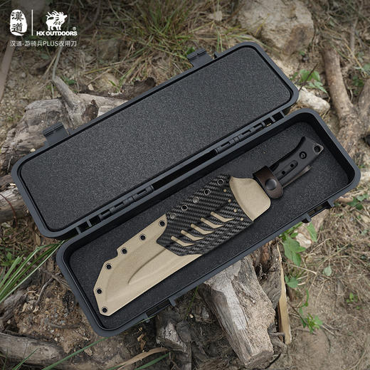 汉道【游骑兵PLUS丛林刀】户外高硬度生存直刀野外求生刀随身生存刀砍刀开山刀 商品图13
