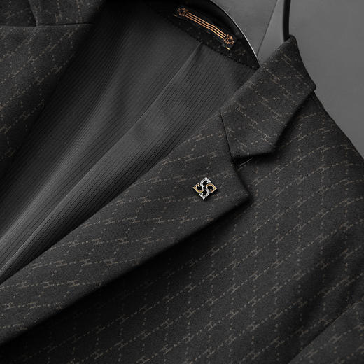 【新款DDA】大依优型品质西服外套商务夹克男宽松加肥加大码上衣胖子正装休闲 商品图2