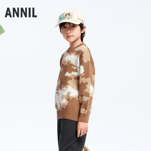 【实体店同款】男童超柔棉毛衣冬季新款安奈儿童装AB444602 商品图2