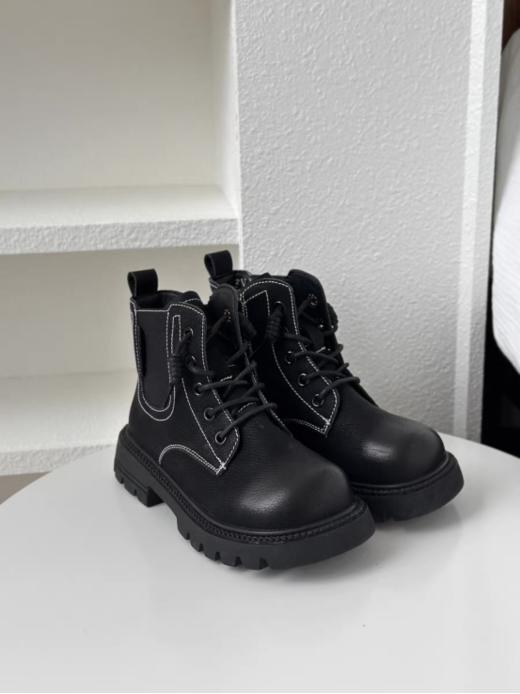 😍😍【岁愿2024秋冬新款侧拉链爆款马丁靴短靴SY-130】欢乐童年🤔，岁愿相伴 🔥岁愿潮流童鞋属于🌸岁愿品牌童鞋家族✌️潮童板块童鞋 商品图6