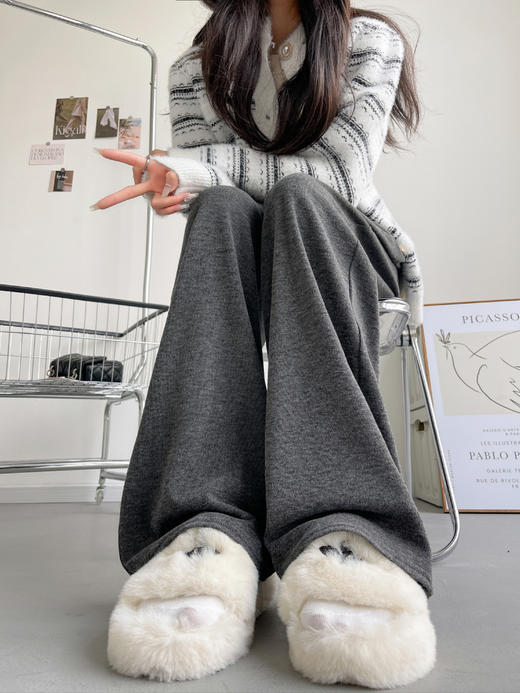 【29元限时秒杀】【秀黛】女羊绒糯米长裤女春秋长裤L3553004T【门店同款】 商品图3