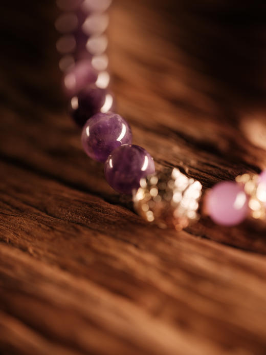  |紫晶小周天配大鹏鸟珠型1.0cm【器悟雅玩】 商品图6