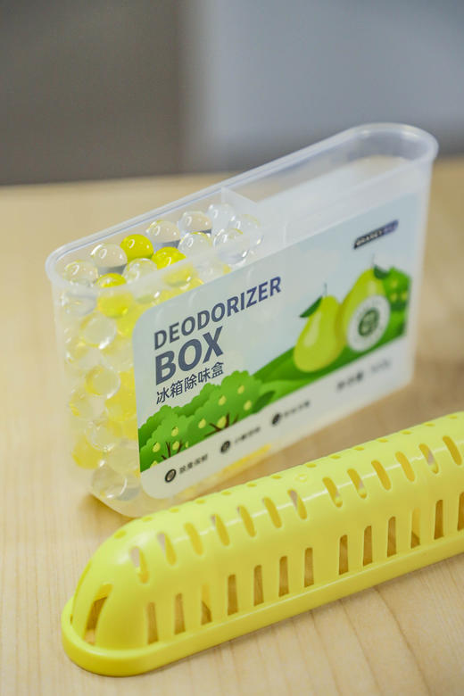 【GRAREY格瑞亚-冰箱除味盒】某宝同款45.8/4盒 团购价💰29.9/4盒 立省15 🔻多种香味：绿茶&柚子 🔻双腔分工，抑jun除味二合一 商品图1