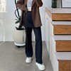 通勤直筒休闲裤秋季新款阔腿长裤女西装裤 商品缩略图0