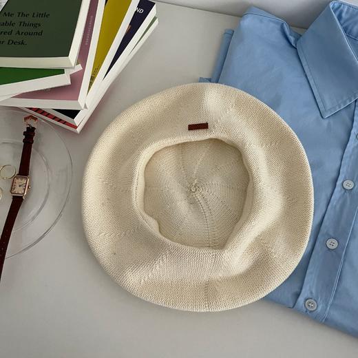 【时尚感爆棚！毛线针织贝雷帽】春秋画家帽显脸小日系薄款设计感小众网红潮，随心搭配各种风格衣服。ry 商品图8