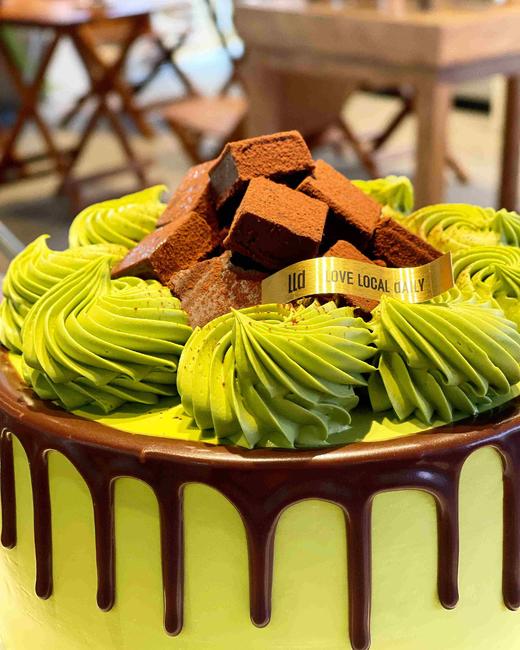 【真正的抹茶没有添加剂遇到光会变成黄色哦】浓郁抹茶北海道生巧蛋糕·奶油蛋糕 商品图3