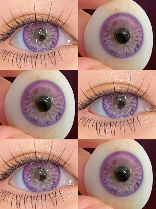 MIMIPARK月抛美瞳 紫鸢梦境 14.5mm 商品图0