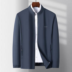 秋季休闲宽松修身潮流新款中年夹克男装   LJS-662209