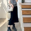 高腰松紧开叉鱼尾裙 商品缩略图0