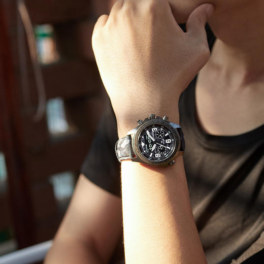 西铁城/CITIZEN覆膜运动光动能钢带男表JV1008-63E 商品图14