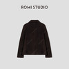 ROMI STUDIO“棕标甄选” 非洲进口混种羊皮绒面西装皮衣431PS036 商品缩略图1