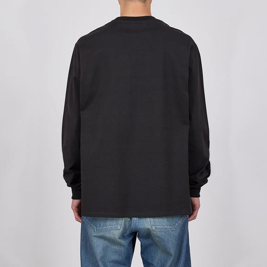 marka CREW NECK TEE L/S 印度有机棉高织长袖圆领T恤 商品图2