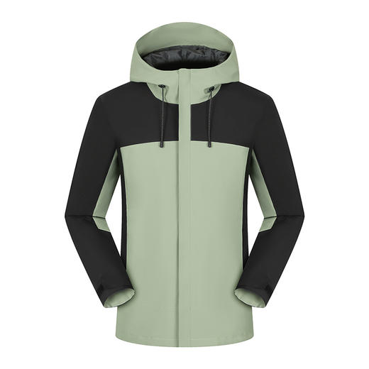 自由基地轻量抗撕裂薄款防静电单层防水连帽冲锋衣户外休闲同情款 NMJ-2013 商品图3