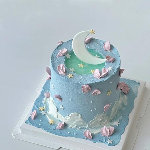 星河｜月亮许愿池蛋糕C款 商品图0