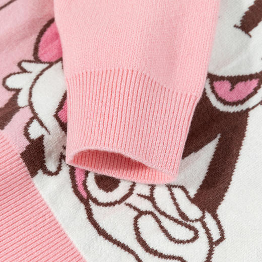 迪士尼【针织米妮软糯毛衣】女童秋季上新撞色儿童针织衫打底衫上衣秋装ZD3DS045 商品图5