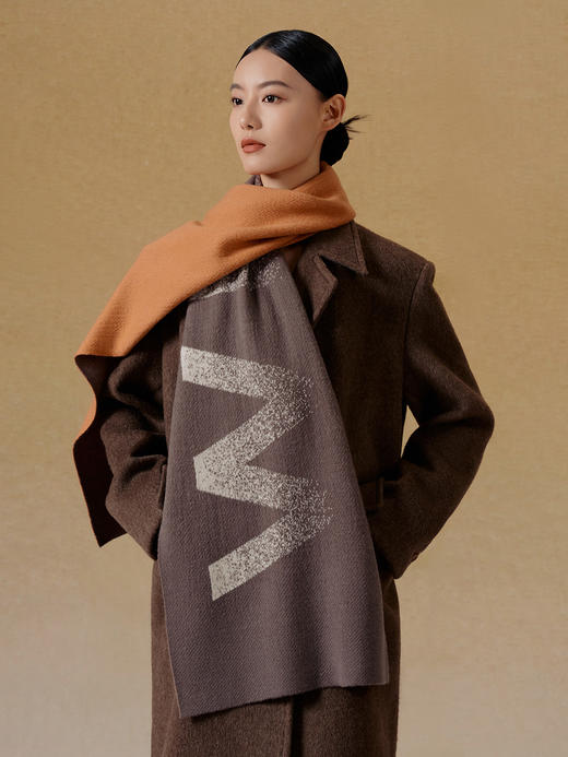 万事利双面混纺羊毛围巾-璀璨之韵 商品图0