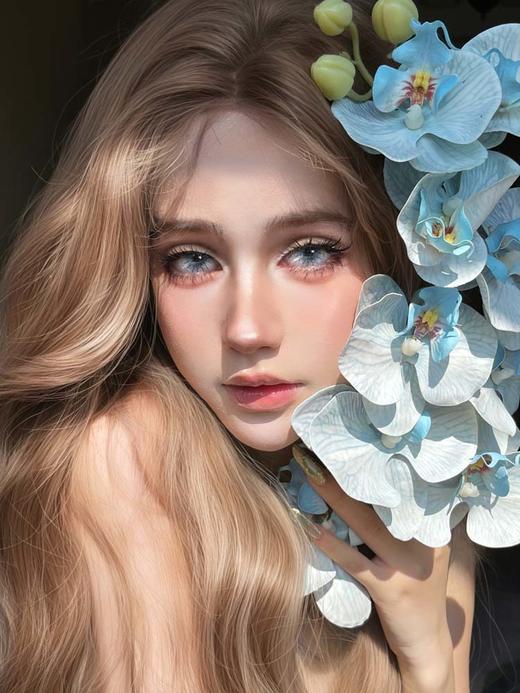 paprikacon 日抛 沧浪青蛛 直径14.5mm着色13.8mm   cos (两片装) 商品图6