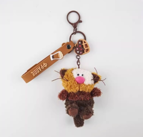 咖啡喵呜“法拉沛”+心里，毛绒钥匙扣