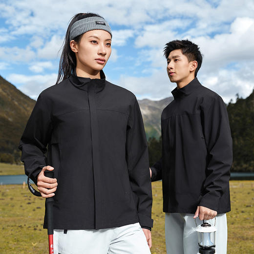 自由基地秋冬新品立领抗撕裂防静电薄款风衣冲锋衣外套团队定制款 NMJ-2016 商品图1