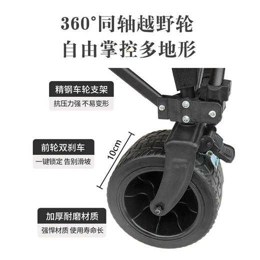 【小家电】趣游帮经典聚拢款折叠推车YB40 HF 商品图1