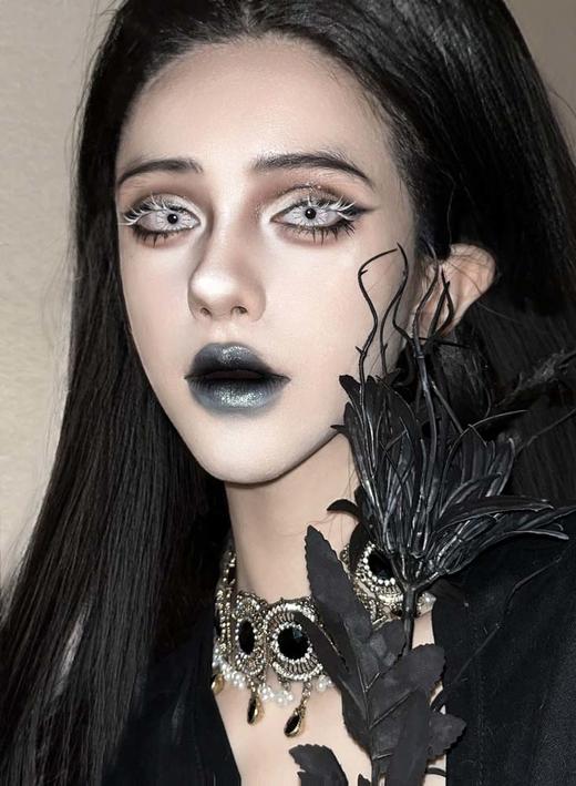 paprikacon 日抛 恶漫白蛛 直径14.5mm着色13.8mm   cos (两片装) 商品图2