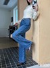 女牛仔直筒裤K936 商品缩略图0