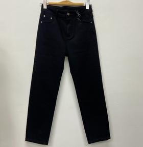 仓发11WS基础百搭小脚牛仔裤40115（黑） 春季 401151032105