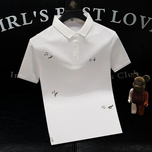 夏季短袖POLO衫男士刺绣修身高端潮流时尚翻领T恤   YMFS-PL70* 商品图0