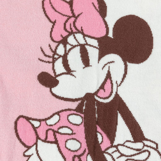 迪士尼【针织米妮软糯毛衣】女童秋季上新撞色儿童针织衫打底衫上衣秋装ZD3DS045 商品图6