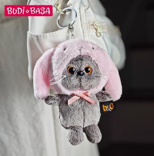 BUDIBASA巴迪宝思宝喜可猫+红色爱心结毛绒钥匙扣 商品图4