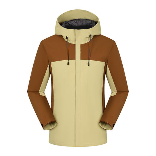 自由基地轻量抗撕裂薄款防静电单层防水连帽冲锋衣户外休闲同情款 NMJ-2013 商品图9