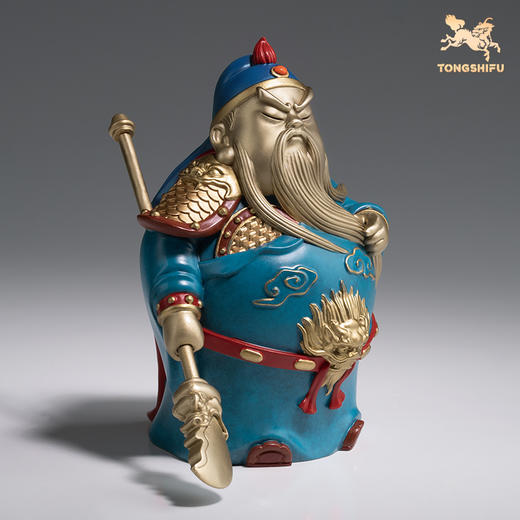 铜师傅《于荣光联名关羽》桌面萌版武财神铜关公摆件 家居 工艺品 商品图8