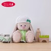 BUDIBASA巴迪宝思ZaikaMi兔+白色帽子和绿色连衣裙，23cm 商品缩略图0