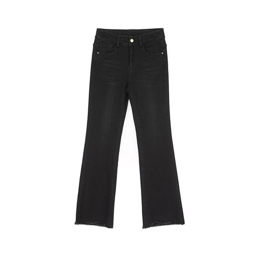 SKK8BD202诗梦女装黑色阔腿裤 商品图4