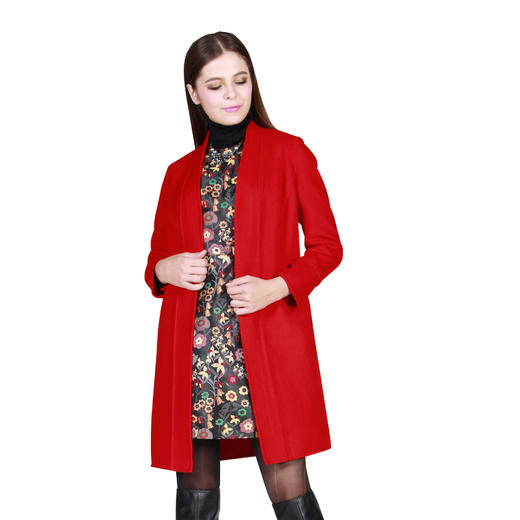 【伯妮斯茵】红色大衣 176C061 商品图1