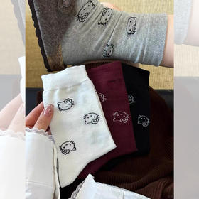 <曾小咸推荐> Kitty猫无骨袜子日常69/组 