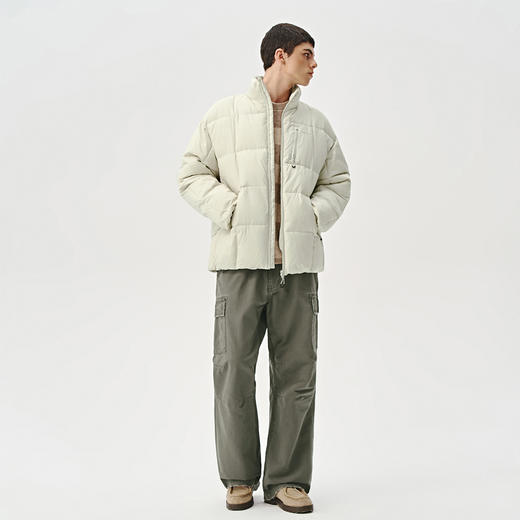 714street山系户外防风徒步登山棉服男士秋冬季新款宽松短阔外套 商品图4