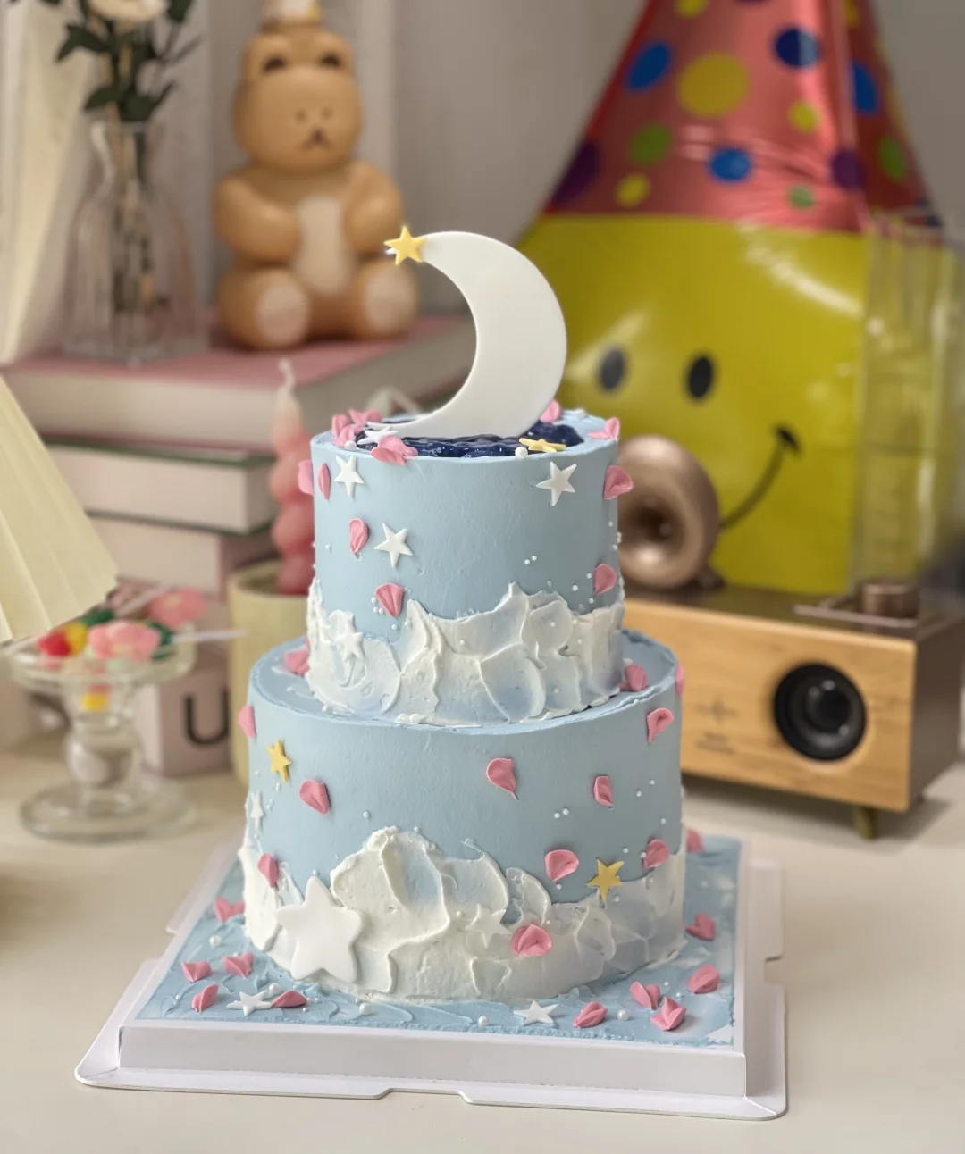 星河｜月亮许愿池双层蛋糕D款
